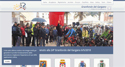 Desktop Screenshot of granfondodelgargano.it