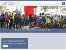 Tablet Screenshot of granfondodelgargano.it